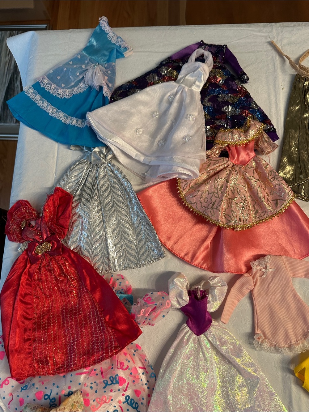 HUGE Vintage Barbie Clothes Clothing Lot genuine handmade seasonal holiday rare - Picture 5 of 16
